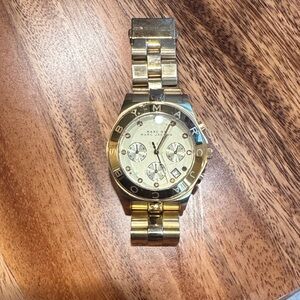Marc Jacobs Gold Chronograph Watch